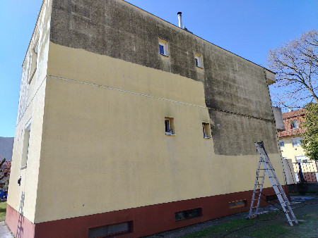 Homlokzattisztítás és vakolatmosás